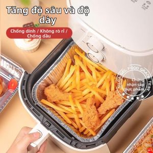 Khay Hấp Không Khí Bằng Nhôm Hình Vuông Thấm Dầu