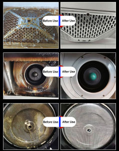 🔥100% 1spray oil stain falls off！✨kitchen cleaner spray degreaser cleaner Professional degreasing oil remover cleaner kitchen hood cleaner foam cleaner spray kitchen stain remover 除油污剂 重油污清洁剂