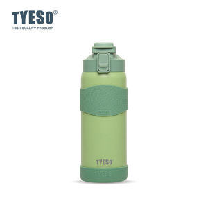 TYESO | TYESO 750ML Double Wall Insulated Water Bottle Hot Leakproof 304 Stainless Steel Flask for Fitness Outdoor Daily Use Drink