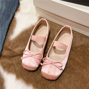 Giày Mary Jane Đế Mềm Cho Nữ Giày Ballet Cổ Điển Giày Đế Bằng Phong Cách Pháp Giày Đơn Mùa Xuân Thu Giày Đế Mềm