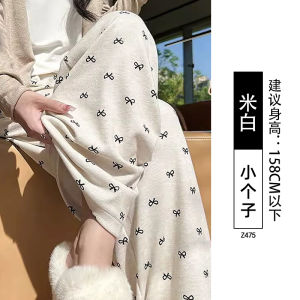 Quần Ống Rộng Phong Cách Hàn Quốc Cho Nữ Mùa Xuân Thu Quần Ống Đứng Rộng Rãi Thoải Mái Cạp Cao Có Túi