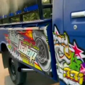 knalpot side exit samping PANTHER KIJANG T120SS