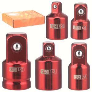 5PCS Impact Socket Adapter Set Socket Converter&Reducer 1/2 to 3/4 1/2 to 3/8 3/8 to 1/2 3/8 to 1/4 1/4 to 3/8