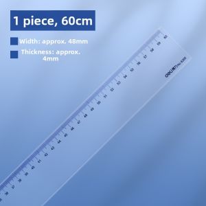 deli | Transparent Measuring Ruler Grid Drawing Tools