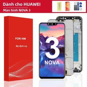 Huawei Nova 3 Màn Hình LCD Hiển Thị Màn Hình 6.3 Inch Nova 3 PAR-LX1M PAR-LX9 Bộ Số Hóa Cảm Ứng Điện Dung Thay Thế Cho Điện Thoại Di Động