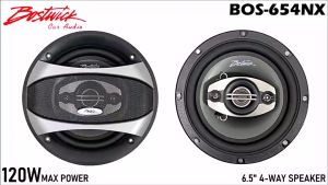 Bostwick รุ่น BOS-654NX ลำโพง 6.5 นิ้ว แกนร่วม 4 ทาง กามยิ้ม 120 วัตต์ เสียงดี ความสูง 120 วัตต์