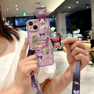 Kawaii Meow Creative Sanrio Design OPPO Find X7 X6 X5 X3 X2 Phone Case Full Cover Cute Cartoon Strap Anti-Fall Soft Silicone