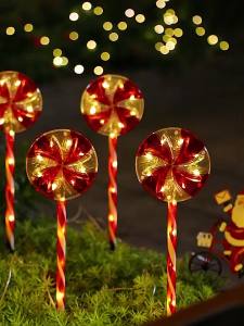 No Brand | Solar Christmas Lawn Light Decoration