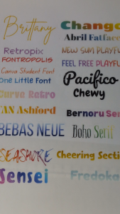 Customized PRINTED Name Vinyl Decal Sticker Waterproof Personalized Font & Color for Tumbler Mug Laptop Car Souvenirs