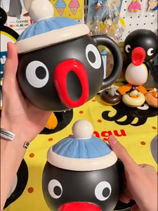 Tbh Water Cup Home Mug Ceramic Pingu Cup Series Gift Drinking Water Gift Office 900ml