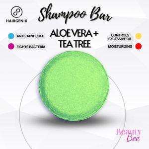 Hairgenix Natural ALOE VERA & TEA TREE Shampoo Bar Solid Bar Natural Organic All Variants Thickening Dandruff Lavender Peppermint Bendurya Giga Aloe Vera Tea Tree Argan Clove Ginger Lemon Color Preserve Henna Conditioner Bar Woops  Ecobar Organic Eco