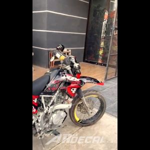 Decal Hologram Chrome Pelangi KLX Lama KLX Old - Dekal stiker Full Body KLX L / KLX S 004