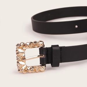 Belt for Women Leather PU Fashion Handsome Retro Waistband 2025 INS Female Ladies Original Jeans Pants Accessories Clothes tali pinggang perempuan