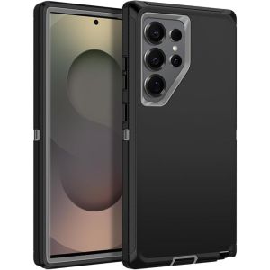 3-Layer Shockproof Military Armor Case For Samsung S26 S25 S24 S23 S22 Ultra Plus Heavy Duty Matte Anti-Drop Protective Cover