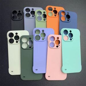 NORVIK Cute Frameless Dark Green Hard Phone Case for Samsung Galaxy S23 S23+ S22 S22+ S21 S21+ S21 FE S20 FE Note 20 Plus Ultra 4G 5G Luxury Ultra Thin Borderless Design Back Cover Casing N11-1