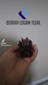 RODA PAGAR 6 CM BESI COR BIASA | REL SIKU V / REL BULAT (BEHEL)