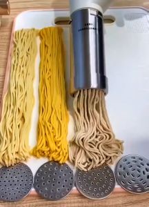 Handheld Noodle Machine Household Fully Automatic Handheld Noodle Pressing Machine Charging Small Electric Heluo Machine and Noodle Machine Hedan Machine