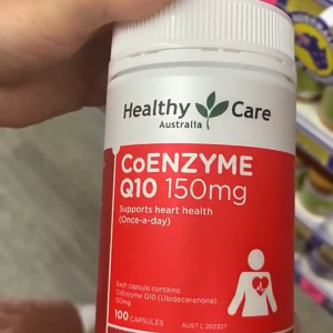 【EPX-2027 】Healthy Care CoQ10 150mg – Premium Heart & Energy Support Supplement | Natural Ubiquinone for Cardiovascular Wellness Mitochondrial Function & Daily Vitality
