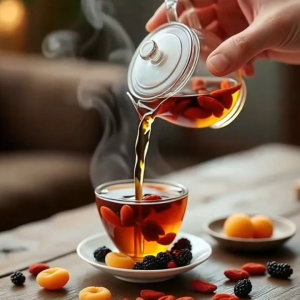 (สินค้าพรีเมี่ยม!!) ชาขิงนำ้ตาลแดง (ชา7เซียน) ชาจีนสมุนไพรแท้100% บำรุงผู้หญิง (ขนาด10ซอง/100กรัม/กล่อง)