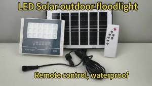 LED Outdoor Solar Light With Remote Control Motion Sensor DC5V IP67 Waterproof Solar Powered With 5M Wires High Brightness Super
