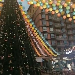 Đèn lồng VẢI LỤA chống nước LUDO trang trí trung thu lễ tết khu du lịch trường họcnhà chùa vui chơi ngoài trời