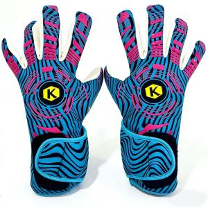 A pair of professional goalkeeper gloves for wear-resistant training.