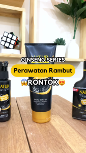 Klik-Beli NATUR Conditioner Ginseng & Olive Oil 160ml | Kondisioner Perawatan Rambut Rontok Anti Hair Fall Menguatkan Akar Rambut