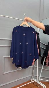 Baju Blouse Wanita Bahan Kaos & Toenisha Blouse Lengan Panjang