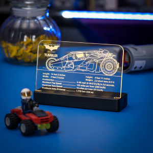 KEYUN | LED Light Up Display Plaque for Lego MOC