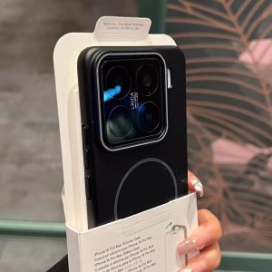 Ultra-Thin Matte Finish Magnetic Sakura Pink Ring Phone Case for Xiaomi 17Pro Max 15 New 14Ultra 13Pro Full Cover Anti-Fall