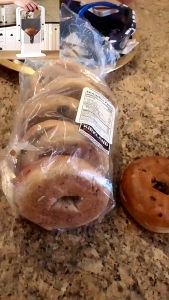 Bagel Slicer Easy Cutting Even Slices Safe Easy to Use Baking Tool Stainless Steel Blade Perfect for Home  Bakery Use-0307