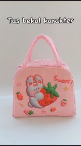 [BIG SALE] Lunch / Cooler Bag Tas Bekal Makanan KARAKTER (FREE ICE JELLY)