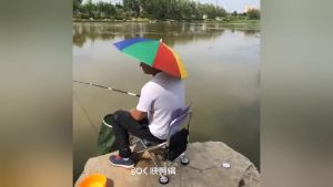 มวกร่มใส่หัว หมวกร่มติดหัว หมวกร่มใหญ่ หมวกร่มกันแดด กันฝน หมวกตกปลา หมวกแคมป์ปิ้ง SP335