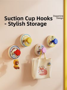 Meisda Suction Cup Hook No Drilling Strong Load Bearing Bathroom Entrance Door Back Hanging Miscellaneous Traceless Adhesive Hook