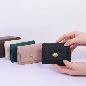 Ví đựng thẻ nữ phiên bản Hàn Quốc mới ví ngắn thời trang nữ ví đựng tiền đa chức năng đựng nhiều loại thẻ LX394