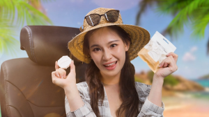 Trapo Scented Stone Starter Kit | Beach Please - Pineapple & Coconut (Air Freshener / Car Fragrance)