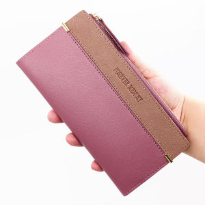 New Women Long Wallets Handbag Zipper Coin Pocket Female Purse Photo Holder Credit Card Holder Womens Clutch Wallet