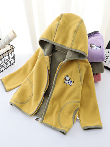 Fleece Hoodie Warmth Kids Jacket