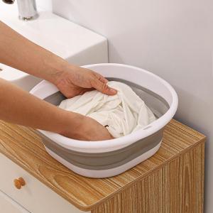 Large Foldable Portable Plastic Compression Washbasin Suitable For Home Travel Laundry Washing Vegetables