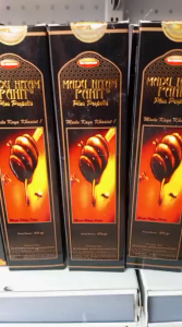 Madu Hitam Pahit Ar-Rohmah 470gr dengan Propolis - Suplemen Kesehatan Alami