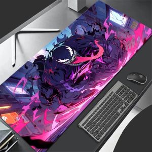 Mouse Pad XL Lockedge Large Gaming Accessories Computer Gamer Keyboard Pad Venom Mouse Mat Desk XXL Mousepad For gift
