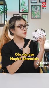 Combo sạc nhanh MOPHIE PD 30w có MFi cho IPHONE 15 Series - Bảo hành 2 năm 1 đổi 1- Hàng chính hãng