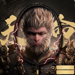 JNM Black Myth Wukong Genuine Goods Badminton Racket Ultra-Light Inner Foaming Full Carbon 4U Men and Women Game-Specific Strong