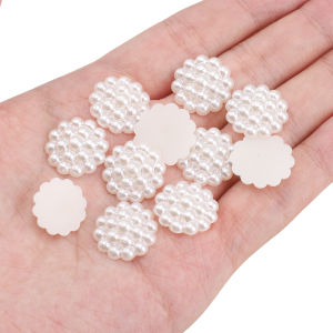 50/100Pcs Multi Shape ABS Faux Pearl Cabochons for DIY Sewing Crafts Garment & Home Ornament Accessories Handmade Craft Supplies