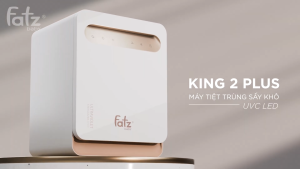 Máy tiệt trùng sấy khô UVC LED King 2 Plus FB4725BT dung tích 25L lớn nhất trên thị trường hiện nay