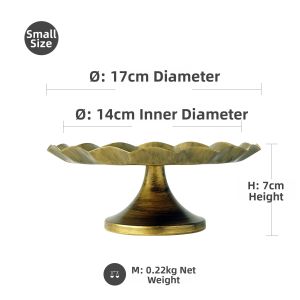 Antiqued Wedding Decor Cake Stand