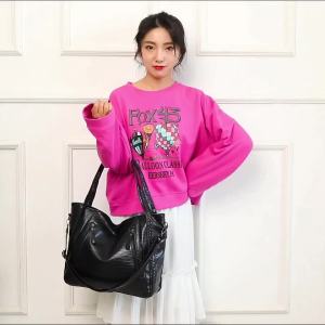 New Korean Style Crocodile Pattern Womens Shoulder Bag Large Capacity Handbag Crossbody Womens Tote Big Bag Fashion  CNN