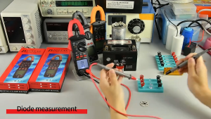 COD ANENG ST180 Tang Ampere AC/DC Digital Clamp Meter + Obeng Tespen Multifungsi + 2Pcs Baterai AAA