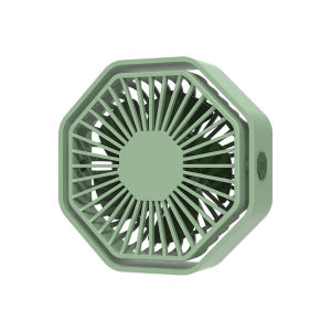 Hexagon USB Desk Fan 360° Swivel 3-Speed Quiet Powerful Mini Fan for Home Office Dorm Study