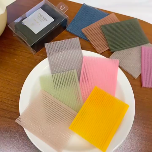 (ข้อเสนอพิเศษมีจำกัดเวลา)ชุดสติ๊กเกอร์ติดผมหน้าม้าไม่ย่นสำหรับผู้หญิง 10 ชิ้น